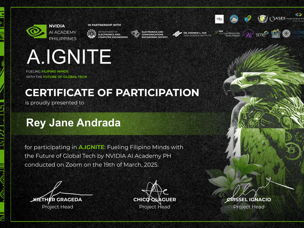A.IGNITE certificate
